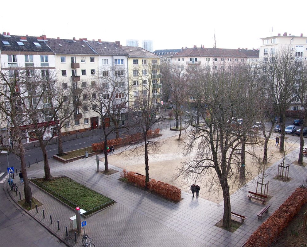 Blick auf Neckarstrasse vom Sömmerringplatz