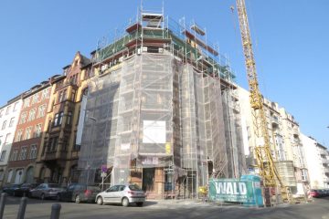 Domizil Sömmeringplatz Penthouse mit Aufzug und Denkmalabschreibung - Ansicht während der Bauphase