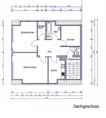 Erstbezug nach Komplettrenovierung - 3 ZKB-Dachgeschoss-Wohnung - Bild2