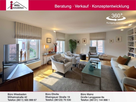 Großzügige und luxuriöse Traumwohnung mit Aufzug in begehrter Wohnlage der Mainzer Altstadt, 55116 Mainz, Etagenwohnung