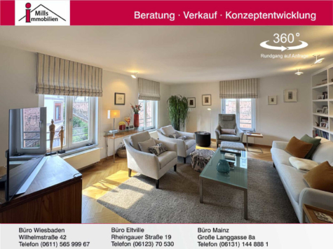 Großzügige und luxuriöse Traumwohnung mit Aufzug in begehrter Wohnlage der Mainzer Altstadt, 55116 Mainz, Wohnung
