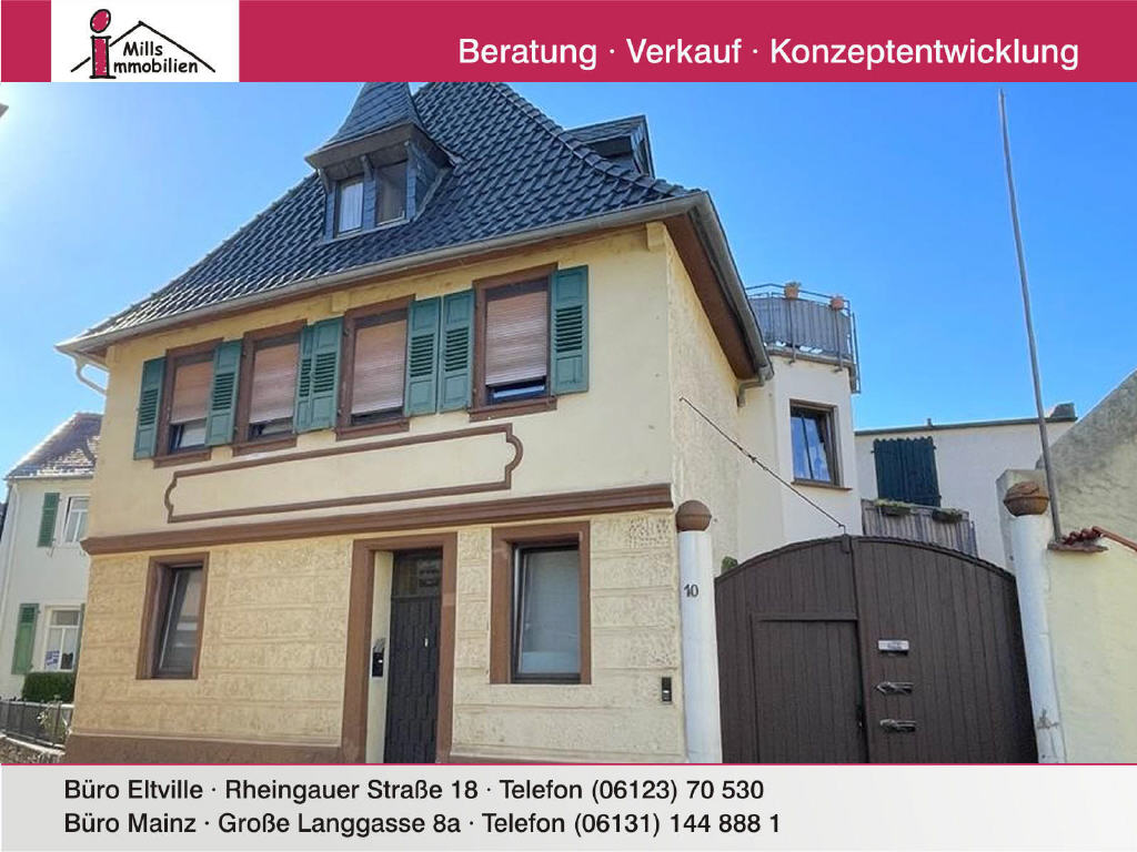 Denkmalgeschütztes, umfangreich modernisiertes Mehrfamilienhaus, 65375 Oestrich-Winkel, Einfamilienhaus