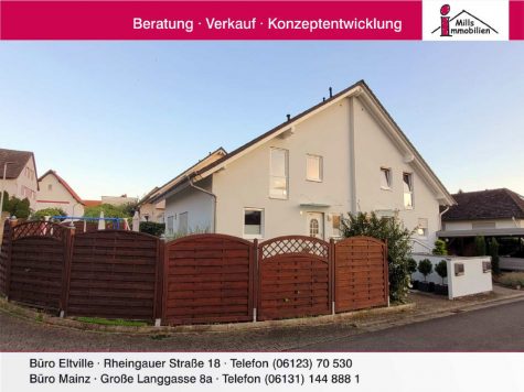 Perfektes Einfamilienhaus mit Terrasse und Garten in guter Lage von Saulheim, 55291 Saulheim, Doppelhaushälfte