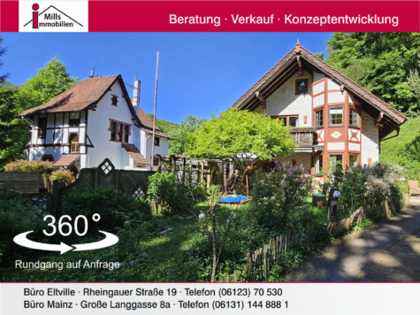 Wunderschöne Gaststätte Mitten in der Natur: „Waldgaststätte Rausch“ inkl. 1-2 Familienhaus, 65343 Eltville am Rhein, Einfamilienhaus
