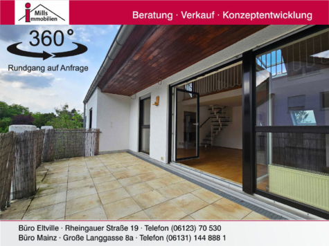 Echte Hausalternative: Außergewöhnlich schöne Maisonette-Wohnung mit großer Terrasse, 55128 Mainz, Einfamilienhaus