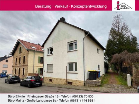 Freistehendes 1-2 Familienhaus in ruhiger Lage von Geisenheim, 65366 Geisenheim, Einfamilienhaus