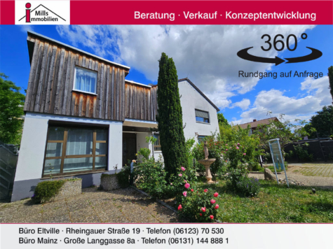 Solides, freistehendes 1-2 Familienhaus mit vielen Nutzungsmöglichkeiten/Ausbaumöglichkeiten und großem Garten, 55268 Nieder-Olm, Einfamilienhaus