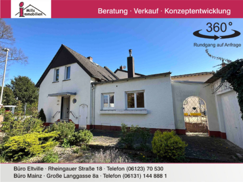 Hübsches freistehendes Einfamilienhaus mit traumhaftem Garten, 55130 Mainz, Einfamilienhaus