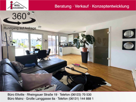 Moderne, neuwertige 2 ZKB-Wohnung mit sonnigem Balkon und Aufzug in ruhiger Lage, 65197 Wiesbaden, Wohnung