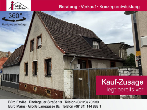 Charmantes und denkmalgeschütztes Einfamilienhaus mit kleinem Garten im Ortskern von Mainz-Bretzenheim, 55128 Mainz, Einfamilienhaus