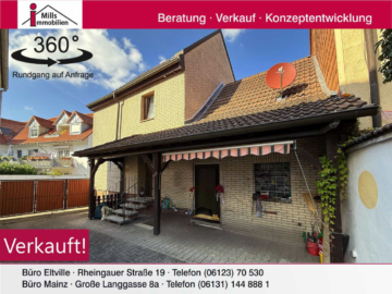 Hübsches kleines Einfamilienhaus + ausgebautes Nebengebäude mit großem Garten und Innenhof, 55129 Mainz, Haus