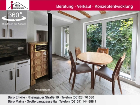 Liebevoll saniertes Einfamilienhaus mit hübschen Innenhof in guter Lage, 55126 Mainz, Einfamilienhaus