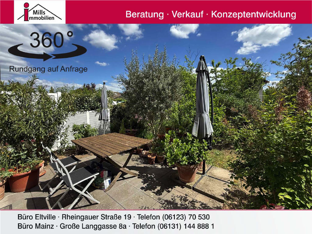 Modernes, neuwertiges Einfamilienhaus mit schöner Terrasse und Garten in Top-Lage, 65375 Oestrich-Winkel, Reihenhaus
