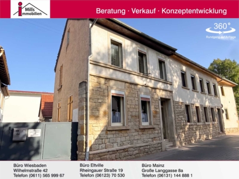Preiswertes Einfamilienhaus mit Hof in schöner Lage von Sprendlingen, 55576 Sprendlingen, Einfamilienhaus