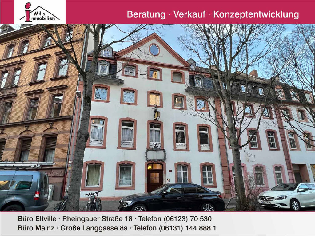 Praktisch geschnittene Eigentumswohnung in ruhiger, aber super zentralen Lage von Mainz, 55116 Mainz, Wohnung