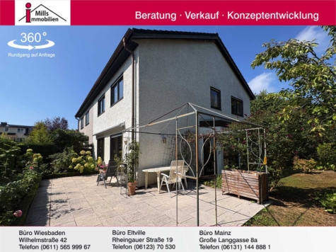 Perfektes Einfamilienhaus mit Terrasse und Garten in schöner Lage von Eltville, 65343 Eltville am Rhein, Doppelhaushälfte