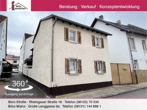 Entzückendes Einfamilienhaus mit Anbau, Hof und Terrasse, 55291 Saulheim, Einfamilienhaus