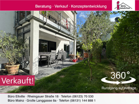 Schicke Maisonettewohnung mit Terrasse und schönem Garten, 55130 Mainz, Maisonettewohnung