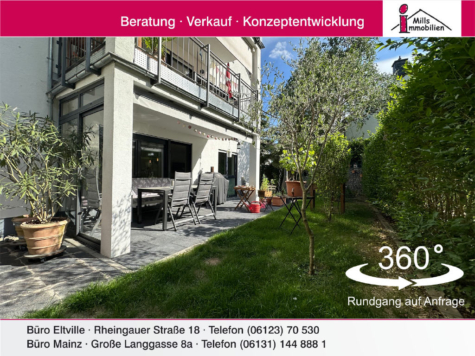 Schicke Maisonettewohnung mit Terrasse und schönem Garten, 55130 Mainz, Maisonettewohnung