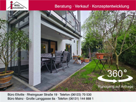 Schicke Maisonettewohnung mit Terrasse und schönem Garten, 55130 Mainz, Maisonettewohnung
