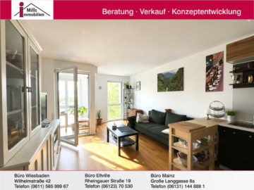 Stilvoll Wohnen in Mainz Hartenberg-Münchfeld: Moderne 2-ZKB Eigentumswohnung mit Loggia und Aufzug, 55122 Mainz, Wohnung