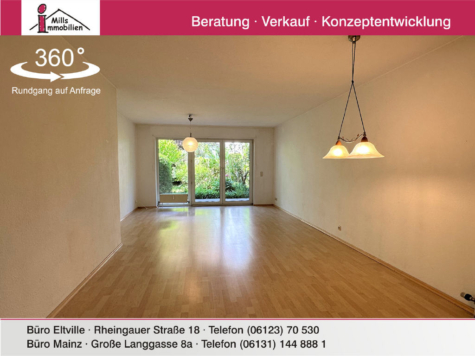 Mainz-Bretzenheim: Charmante Erdgeschosswohnung mit Terrasse und kleinem hübschen Garten, 55128 Mainz, Wohnung