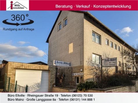 Großzügiges Einfamilienhaus mit Terrasse und Garten in Feldrandlage, 55271 Stadecken-Elsheim, Doppelhaushälfte