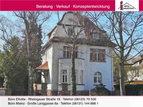 Traumhafte Jugendstil-Villa in Mainz-Oberstadt, 55131 Mainz, Zweifamilienhaus