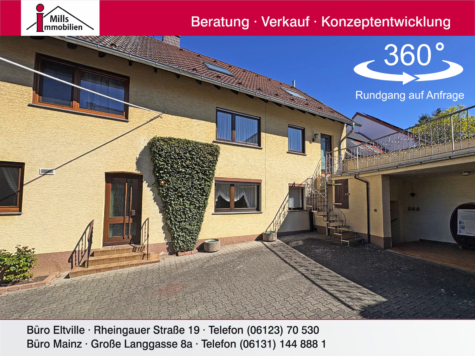 Sprendlingen: Schönes Einfamilienhaus mit großer Terrasse und großem Innenhof, 55576 Sprendlingen, Einfamilienhaus