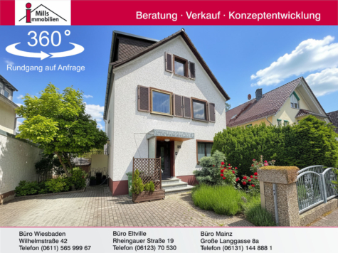 Großzügiges 1-2 Familienhaus mit Terrasse und traumhaftem Garten in Top-Wohnlage, 55131 Mainz, Einfamilienhaus
