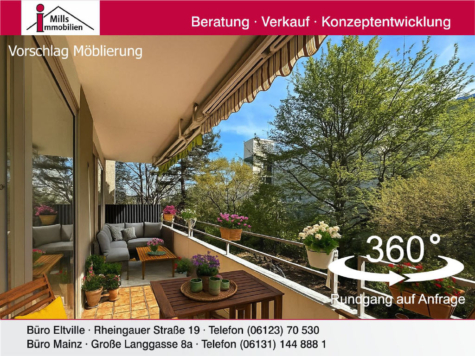 Großzügige Eigentumswohnung inklusive Tiefgaragen-Stellplatz, 55122 Mainz, Wohnung