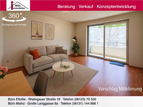 Große Eigentumswohnung mit Aufzug und Blick ins Grüne, 55122 Mainz, Wohnung