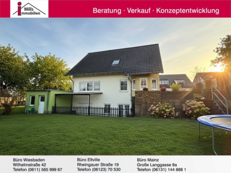Ca. 7km von Bingen entfernt in Dorsheim: Attraktives freistehendes Einfamilienhaus, 55411 Bingen am Rhein, Einfamilienhaus