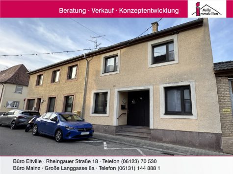 Harxheim – 2 Häuser zum Preis von einem Top 4 Parteienhaus in ansprechender Wohnlage, 55296 Harxheim, Zweifamilienhaus