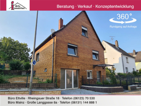 Freistehendes Haus, optimal für die kleine Familie mit schönem Garten in Mainz-Hechtsheim, 55129 Mainz, Einfamilienhaus