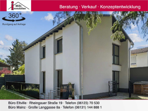 Freistehendes Traumhaus auf großem Grundstück mit Einliegerwohnung in ruhiger Lage, 55120 Mainz, Einfamilienhaus