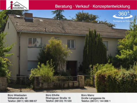 1-A-Lage in Mainz Hartenberg-Münchfeld Beeindruckendes, vielseitig nutzbares 1 bis 3 Familienhaus, 55122 Mainz, Einfamilienhaus