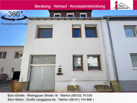 Sanierungsbedürftiges Einfamilienhaus mit Balkon und Garten in ruhiger Lage von Essenheim, 55270 Essenheim, Einfamilienhaus