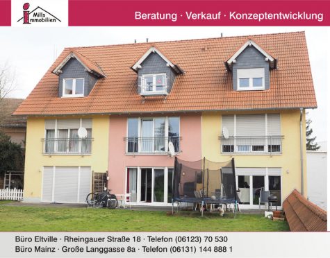 Haus statt Wohnung, großes nach WEG geteiltes Haus mit sonniger Terrasse und kleinem Garten, 65375 Oestrich-Winkel, Maisonettewohnung