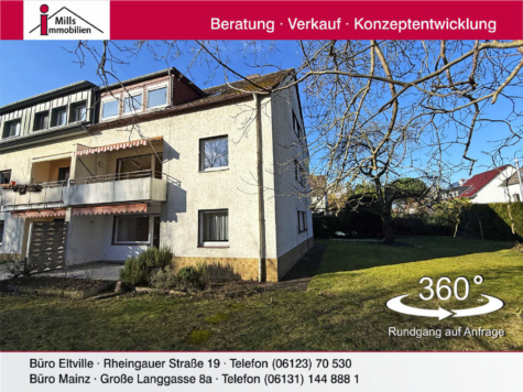 Premiumlage in der Mainzer Oberstadt mit Blick ins Grüne, Großzügiges 1-3 Familienhaus mit Terrasse, sonnigem Garten und weiter bebaubarem Grundstück, 55131 Mainz (Oberstadt), Einfamilienhaus