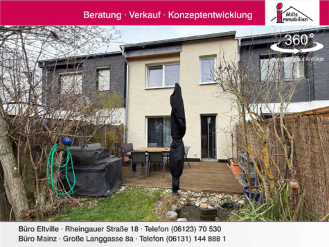 Schönes Einfamilienhaus mit Terrasse und sonnigem Garten in toller Lage, 65462 Ginsheim-Gustavsburg, Reihenhaus