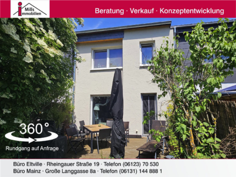Schönes Einfamilienhaus mit Terrasse und sonnigem Garten in toller Lage, 65462 Ginsheim-Gustavsburg, Reihenhaus