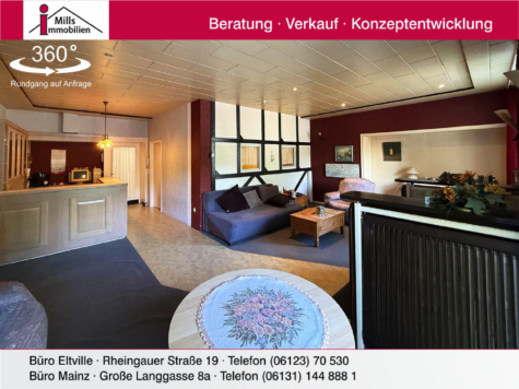 **Seltene Gelegenheit in Bingen** Ehemaliges Hotel mit Rheinblick in Top-Lage, 55411 Bingen am Rhein, Sonstige