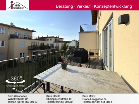 Ca. 8 km von Bad Kreuznach entfernt in Langenlonsheim: Neuwertige Eigentumswohnung, 55543 Bad Kreuznach, Etagenwohnung