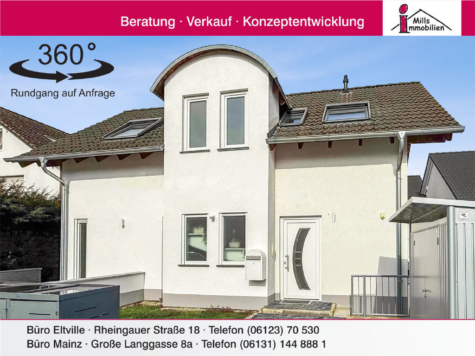 Top gepflegtes Einfamilienhaus mit Balkon, Terrasse und kleinem Garten, 55129 Mainz, Einfamilienhaus