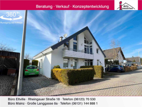 Top gepflegtes Einfamilienhaus in ruhiger Feldrandlage mit unverbaubarem Blick ins Grüne, 65510 Hünstetten, Doppelhaushälfte