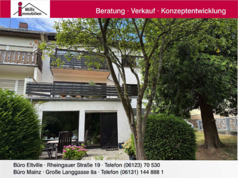 Großzügiges 4-Familienhaus auf großem Grundstück in ausgesprochen schöner Ortsrandlage von Eltville, 65343 Eltville am Rhein, Mehrfamilienhaus