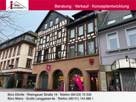 **Top-Wohn- und Geschäftshaus mit 8 Einheiten** in 1-A-Geschäftslage der Binger Fußgängerzone, 55411 Bingen am Rhein, Einfamilienhaus
