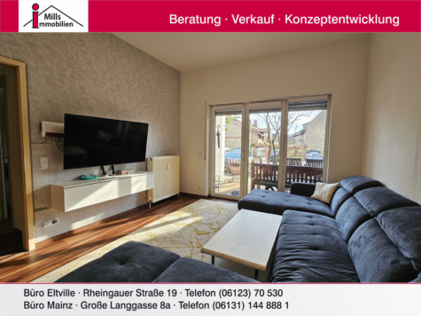 Schöne Erdgeschosswohnung mit Terrasse und Garten, 65375 Oestrich-Winkel, Etagenwohnung