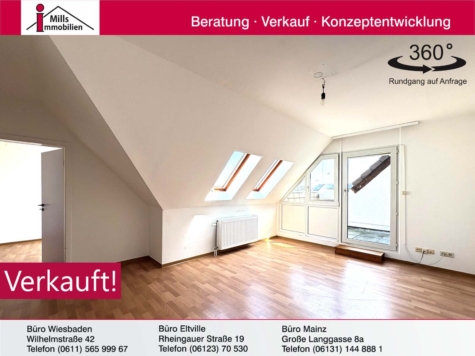 Gepflegte Eigentumswohnung mit Balkon und Aufzug in der schönen Pro Seniore Residenz Frankenhöhe, 55129 Mainz, Etagenwohnung
